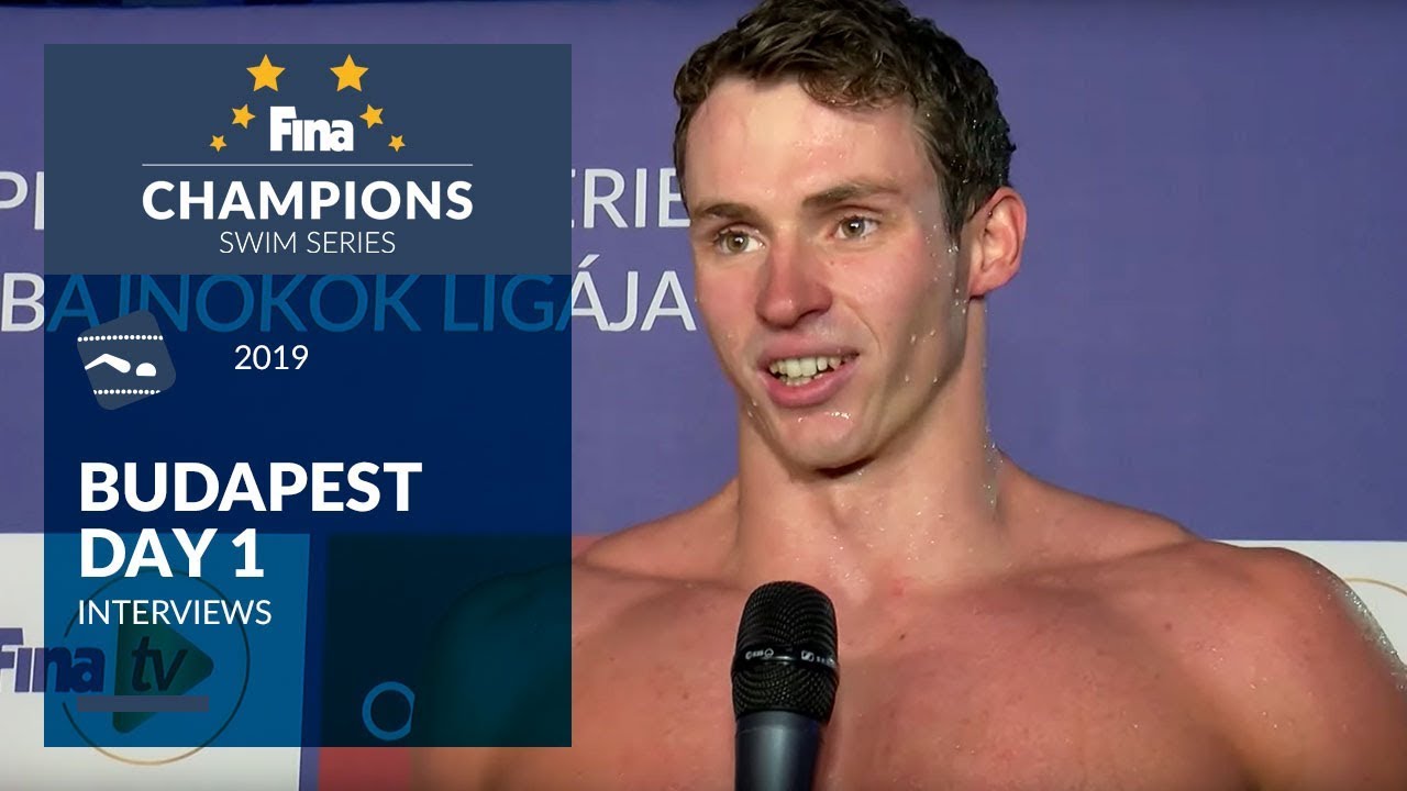 Interviews Day 1 - Budapest (HUN) - FINA Champions Swim Series 2019
