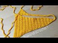 COMO HACER BIKINI COLALES A CROCHET