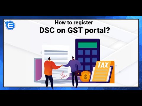 How to register #DSC in #GST portal.