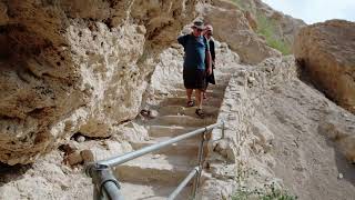 Israel. 4k video. Ein Gedi National Park near the Dead Sea. Эйн Геди заповедник.