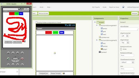 Application Inventor 2 - Paintpot with camera (thickening the dragging line)