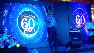 Vipin Patwa Live unplugged at Sachin's 60th birthday