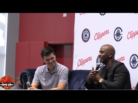 Chris Paul Clippers Return Fan Q&A Event At Intuit Dome. HoopJab NBA