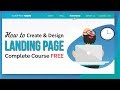 Free Landing Page Complete Course - How to Make Landing Page with Elementor and MailChimp 2018