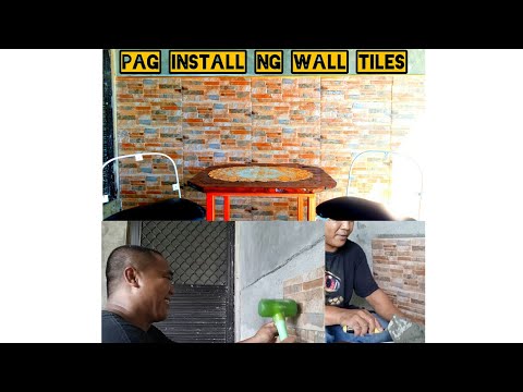 Video: Paano mag-install ng brick wall tile?