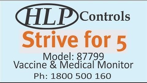 HLP Controls - Vaccine Temperature Monitor - 87799