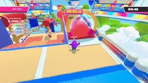 FALL GUYS TRACK attack speedrun 12 seconds