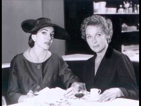 Maria Callas interrogates Elisabeth Schwarzkopf