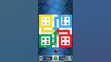 Ludo game in 2 player gameplay | #ludogame #ytshort #shorts #shortvido