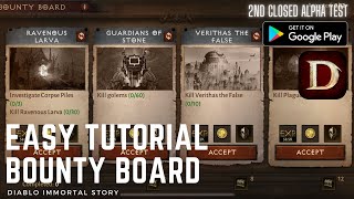 Diablo Immortal - Easy Tutorial for Daily Bounty Board (Android) screenshot 4