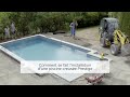 Comment se fait linstallation dune piscine creuse trvi prestige