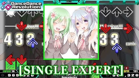 【DDR 2014】 second spring storm / Spacelectro [SINGLE EXPERT] 譜面確認+Clap