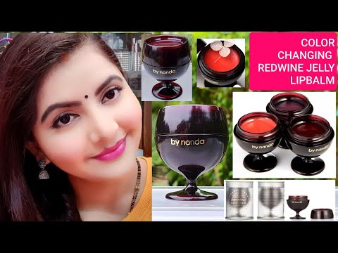 RedWine CupJelly LipBalm Lipstick MagicColor Temperature ChangeColor LipProtector MakeupGloss Review