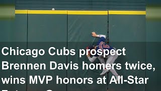 Chicago Cubs prospect Brennen Davis homers twice, wins MVP honors at All-Star Futures Game