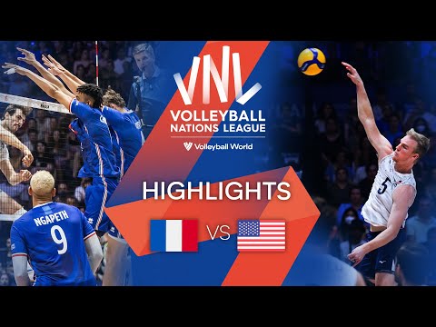  🇫🇷 FRA vs. 🇺🇸 USA - Highlights Final | Men's VNL 2022