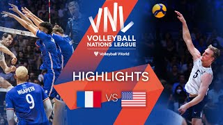 ???????? FRA vs. ???????? USA - Highlights Final | Men's VNL 2022