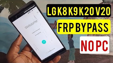 All LG (K8, K9, K10, K20, V20) Frp Bypass/Google Account Remove Without Pc | Easy Method 2024
