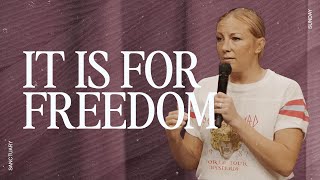 Sanctuary10:15am Service  It is for Freedom  Christina Sandor