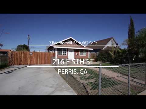 216 E 5th St, Perris, CA home video tour