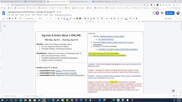 Annotated bibliography 2 Minutes