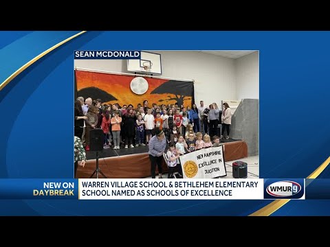 Warren Village School and Bethlehem Elementary School named as schools of excellence