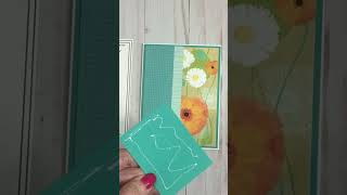 EASY DOLLAR TREE STICKER CARD #shorts #dollartree #cardmaking