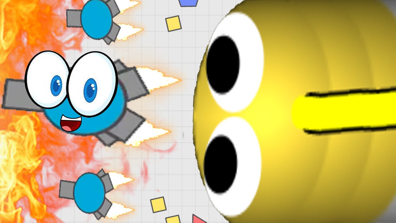 Slither.io Snake Vs Diep.io Tank! Trolling Strongest Tank Biggest Snake Live Stream