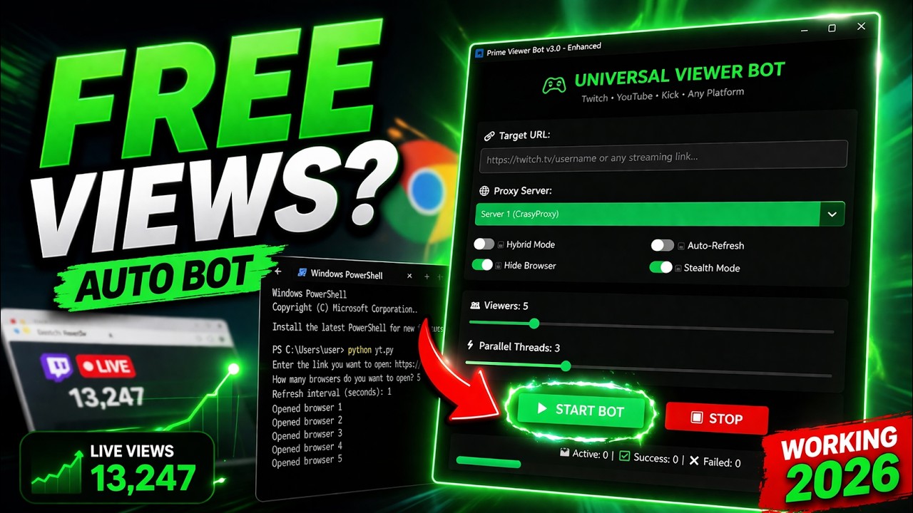 YouTube and twitch bot - YouTube