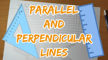 ✏ How to Draw PARALLEL and PERPENDICULAR lines with SET SQUARE 📐 and RULER 📏 (or 2 set squares)