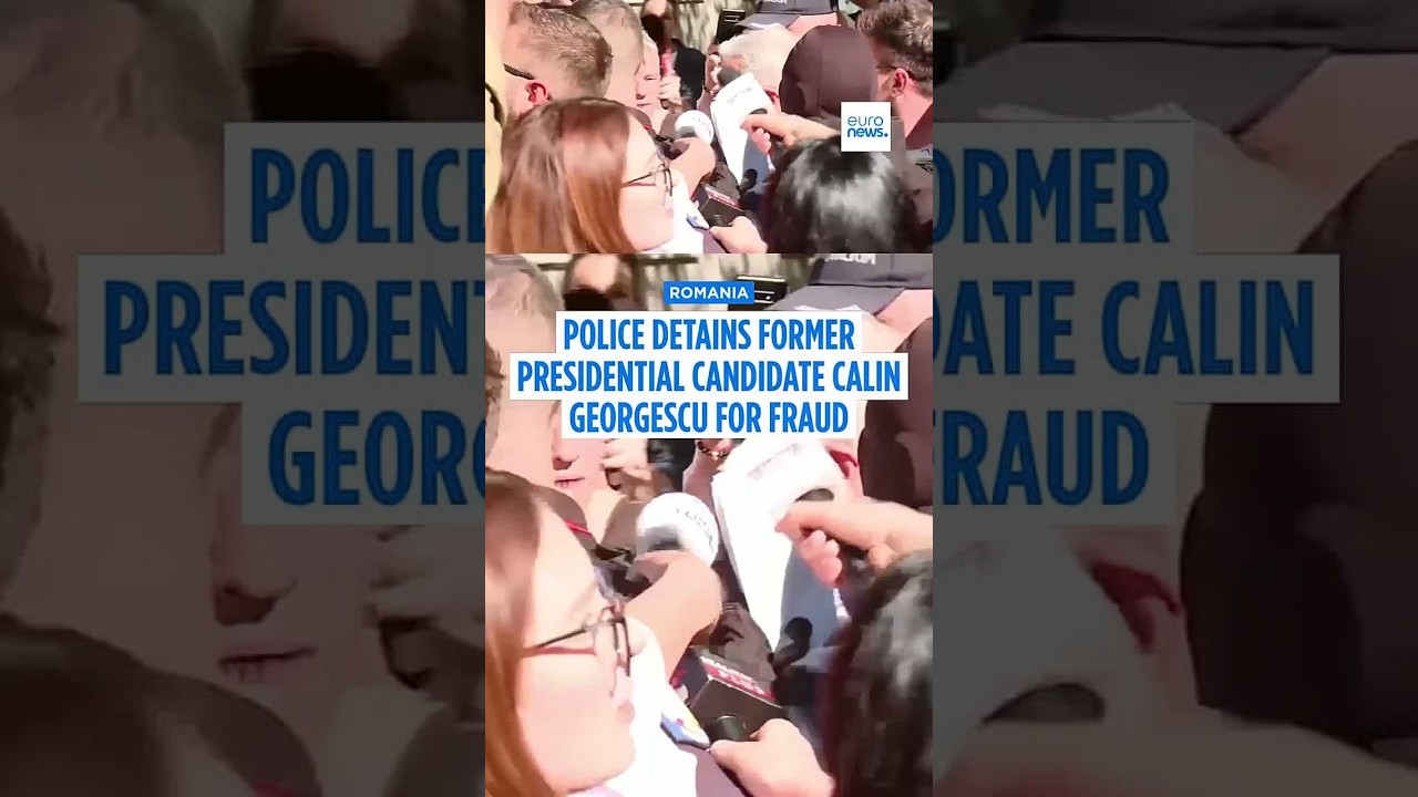 Former Romanian presidential candidate Georgescu detained and put under investigation for fraud