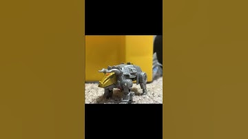 Slug Transform #transformers #transformation #dinosaur #robot #dinobot #stopmotion #slugs
