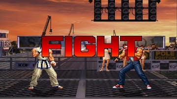 KOF 2001 (PS2) - Party Mode, 99 wins