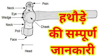 Hand Hammer (use, function and Material) || Fitter Hand Tool Question || फिटर ट्रेड हस्त औजार
