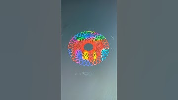 Colorful Spirograph Design #spirographshr #usa #asmr #satisfying #spirograph #art #viral #pattern