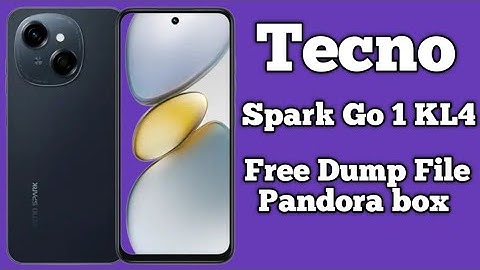 tecno spark go 1 kl4 (4 & 64 ) dump by pandora box | Tecno spark go 1 kl4 free dump file