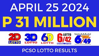 Lotto Result Today 9pm April 25 2024 [Complete Details]