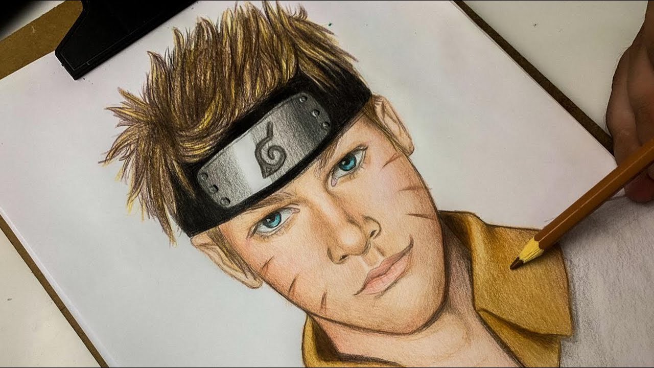 Draw Naruto Realistic/ Desenho Realista Do Naruto by WALLIS14 on