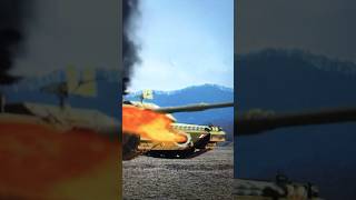 Снаряд прошел по французскому танку на сквозь #tank #video #shorts