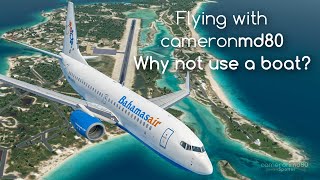 I Like Money So Lets Land A 737 At Staniel Cay X-Plane 11