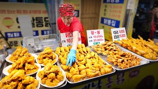 ลองดูสิ มันอบอุ่น~ ไก่ตัวเก่าของคุณยายหนูน้อยหมวกแดง┃Korean Fried Chicken / Korean Street food