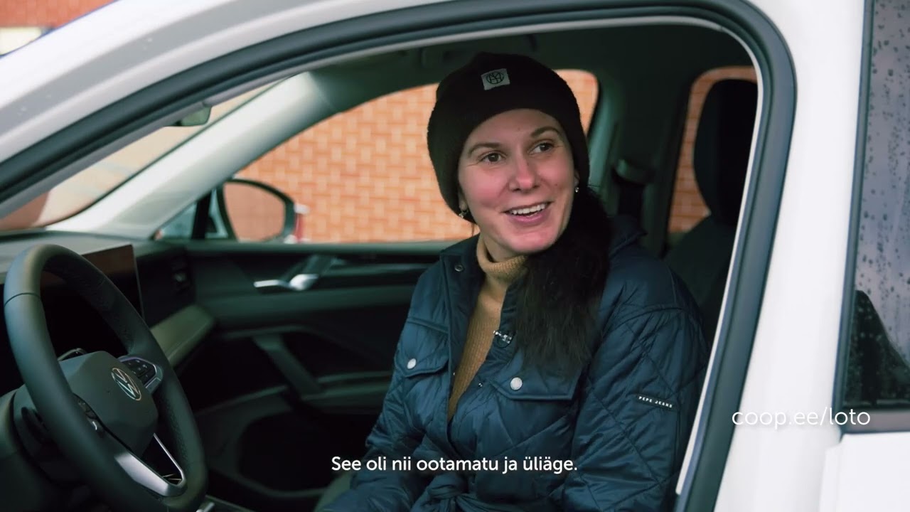 Coop Loto 83. loosiauto võitis Eva Raudsep Jürist