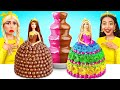 Rich Girl vs Broke Girl Chocolate Fondue Challenge | Extreme Cooking Battle by RATATA COOL