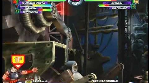 Mvc2 Ezchizofreniak (Spiral,Doom,Psy) vs Azut (sent,Strider,Doom)