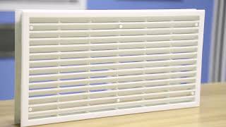 Decorative plastic door relief air vent grille for home ventilation