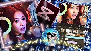 Colour wheel Trend edit tutorial by BLINKYNIKKI (in Capcut without pro + quality) 