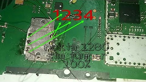 nokia 1280 sim solution jumper 100%