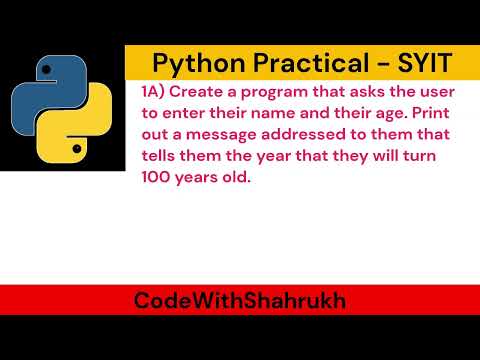 BSc IT semester 3 Python Programming practical solutions. #python