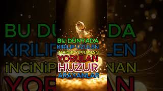 Huzuru Yanlış Yerde Arıyorsun #cuma #amin #öneçıkar #432hz #hzali