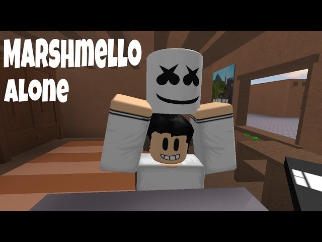 Alone Marshmello Roblox Music Video Youtube - marshmello alone roblox bully story