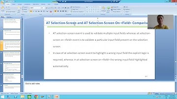 69 - ABAP Programming - Classical Report Events - AT SELECTION-SCREEN ON FIELD Part1